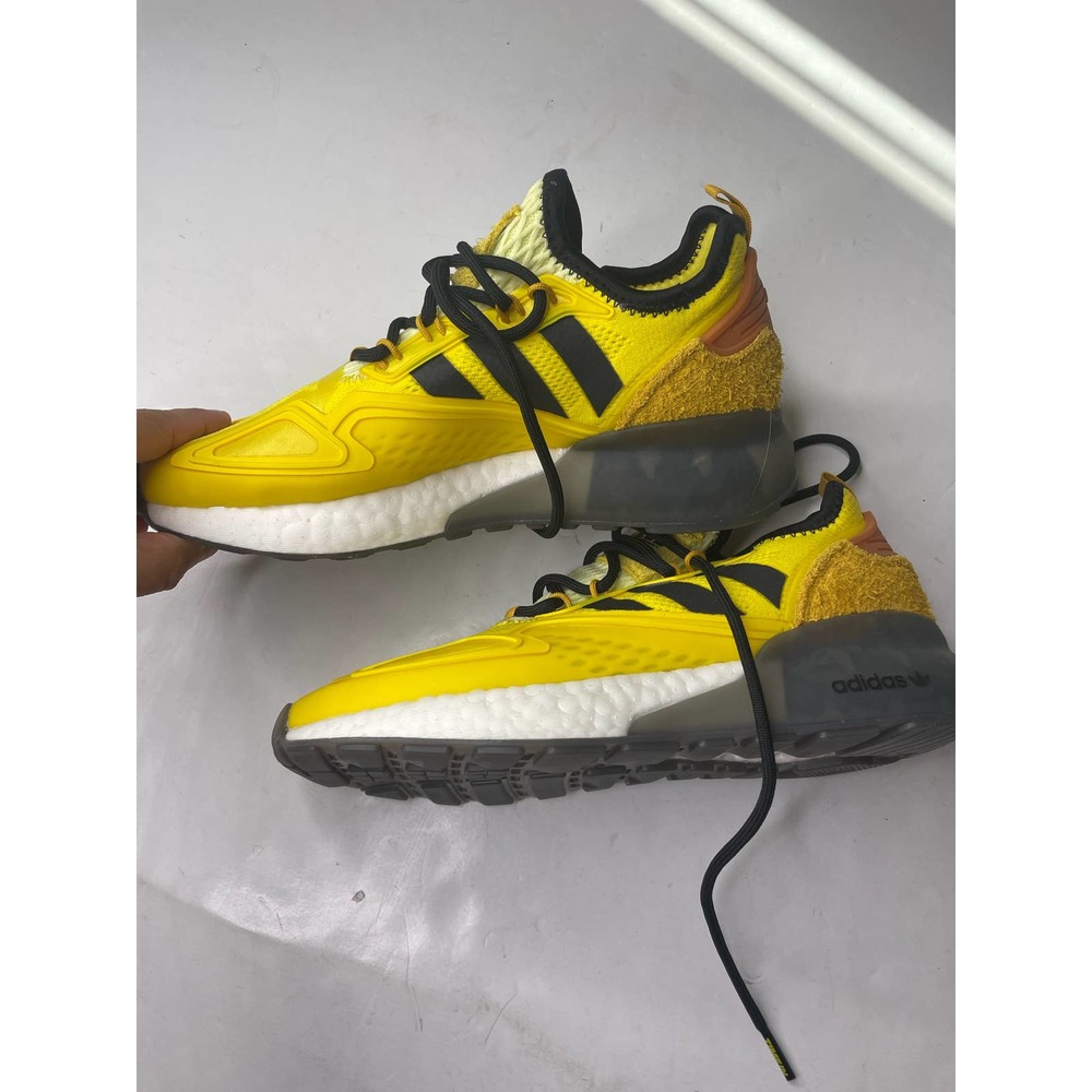 Adidas ZX 2K yellow Ninja Boost sneakers shoes 5